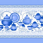 Вафельное полотно наб. 6624-2 Вафельное полотно наб. 6624-2